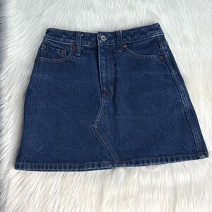 Abercrombie Zoe Vintage A-Line Denim Mini Skirt